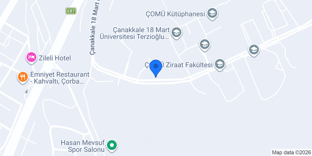 ÇOMÜ ÖĞRENCİ DESTEK MERKEZİ ÇÖDEM konumu