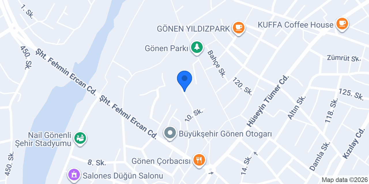 KUAFÖR EMBIYA POLAT konumu