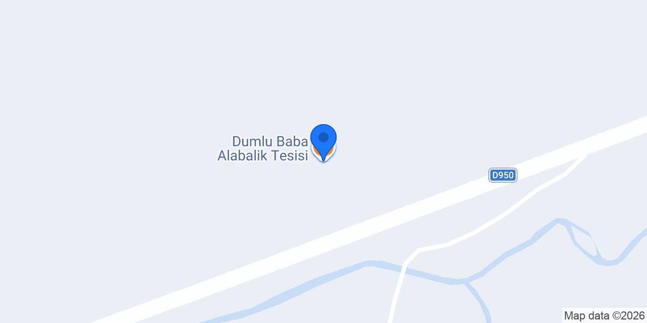 Dumlu Baba Alabalik Tesisi konumu