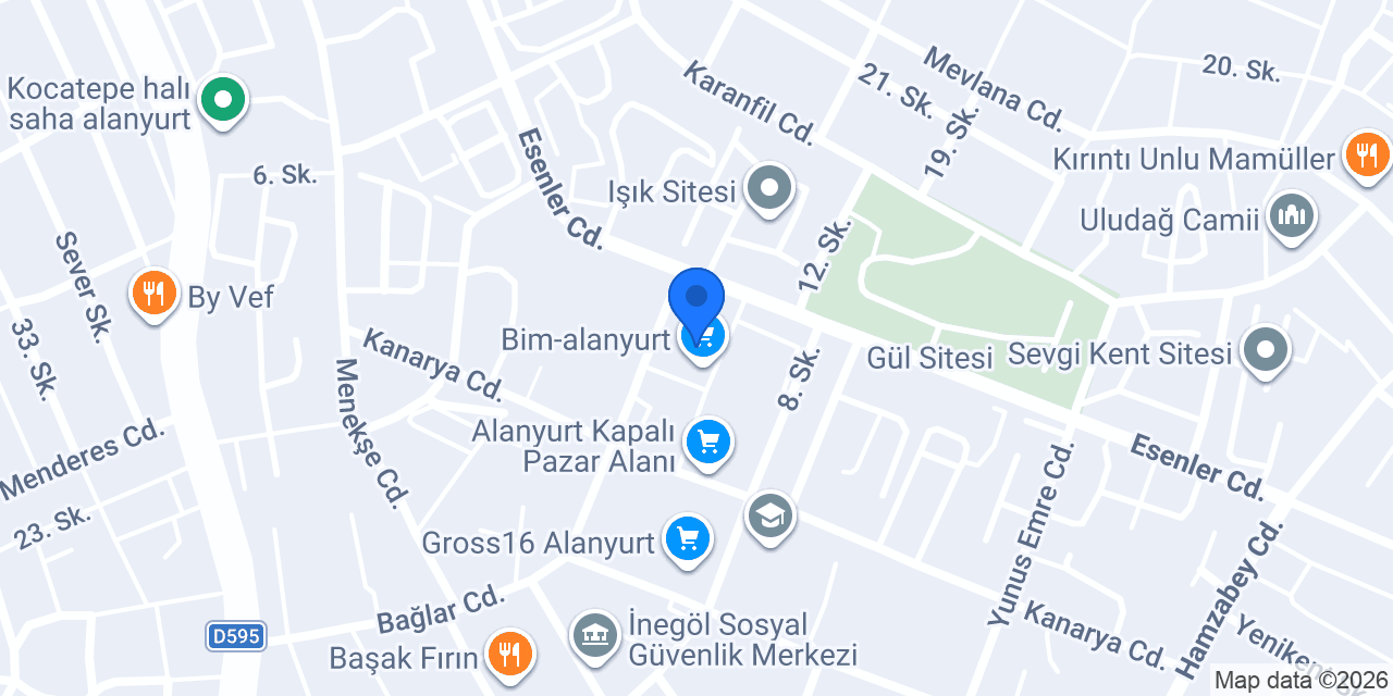 Hadim Alisveris Merkezi konumu