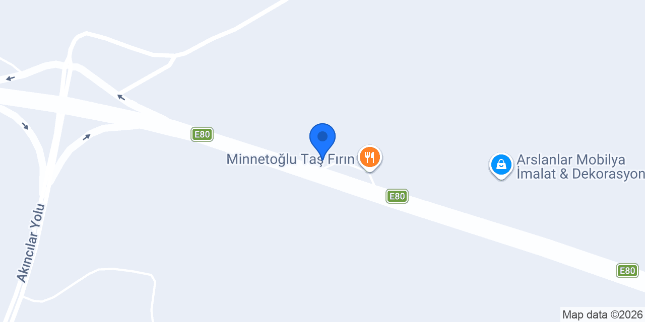 Minnetoğlu oto lastik konumu
