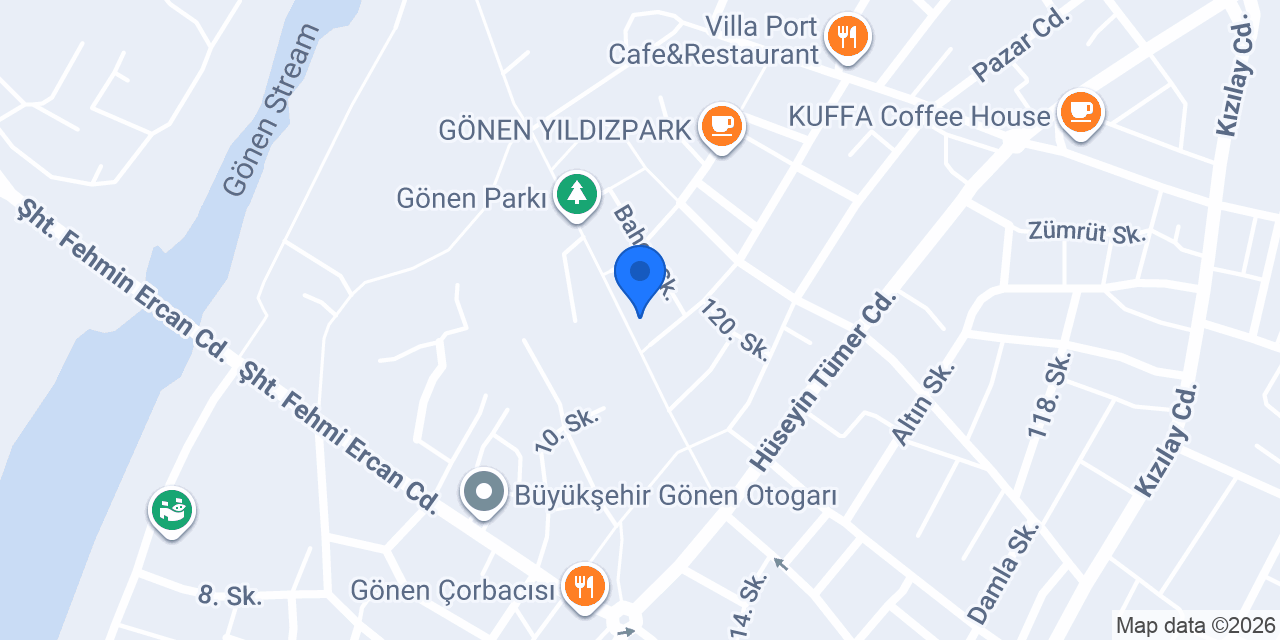 Filiz Apart Pansiyon konumu