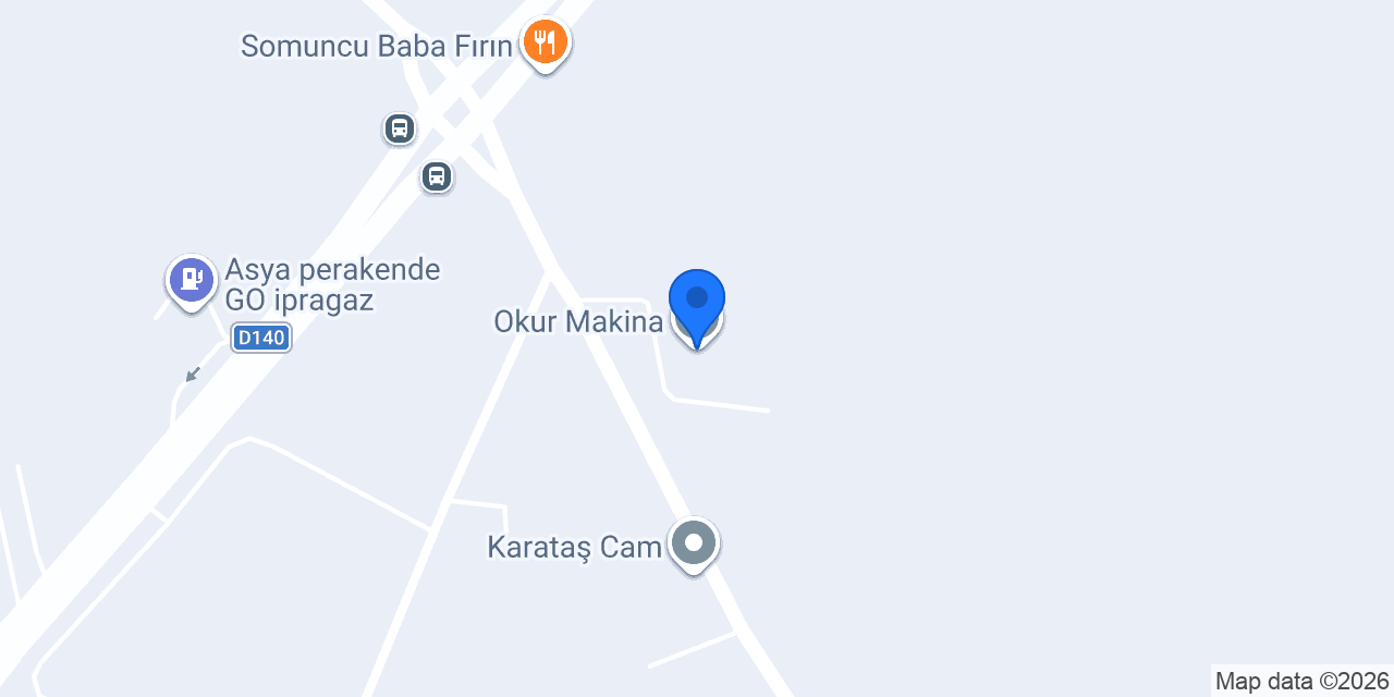 Okur Makina konumu