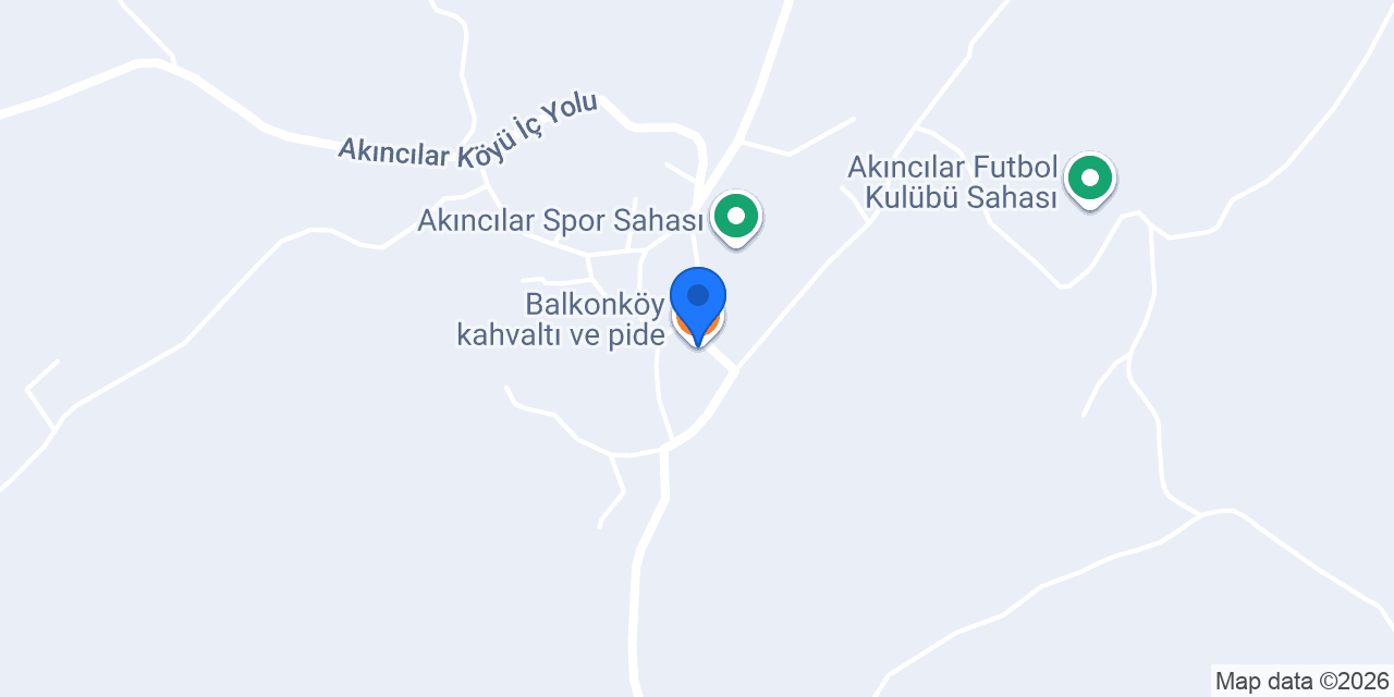 Balkonköy kahvaltı ve pide konumu