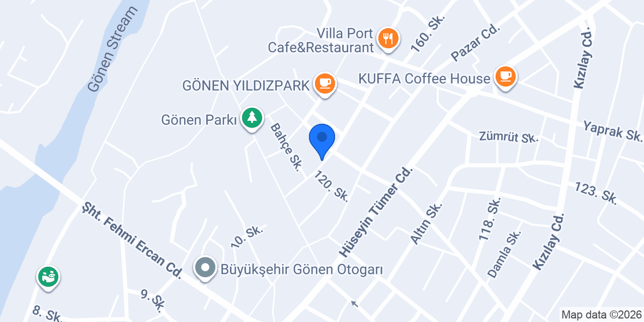 İNCİ OTEL GÖNEN konumu
