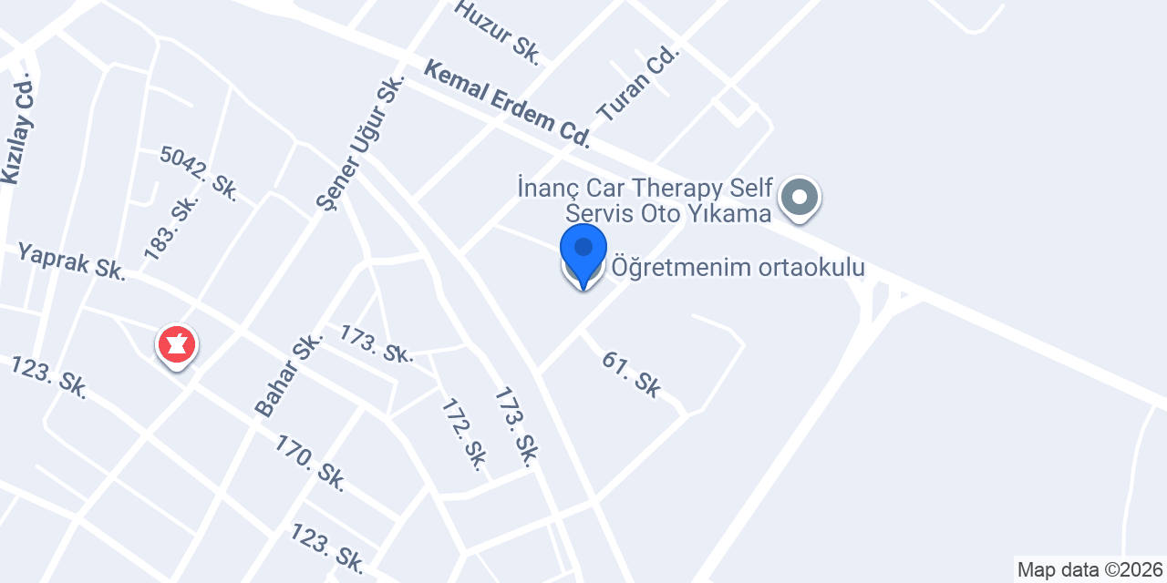 Öğretmenim ortaokulu konumu