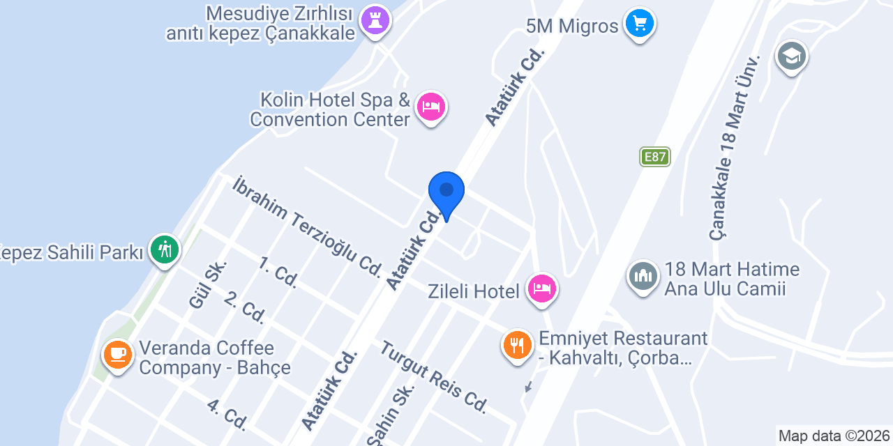 Kolin Taksi konumu