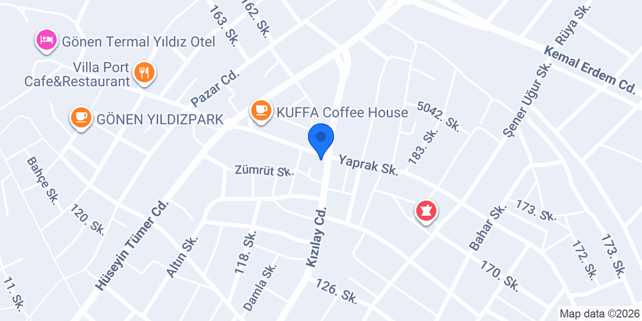 Taşkara Unlu Mamüller konumu