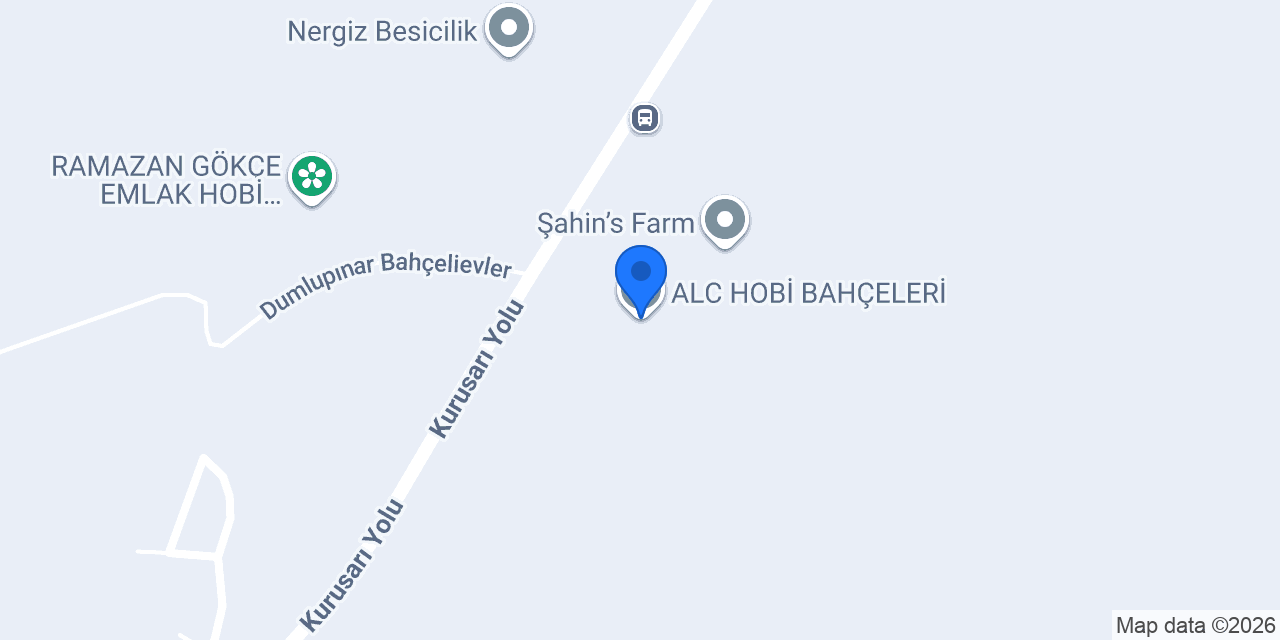 ALC HOBİ BAHÇELERİ konumu