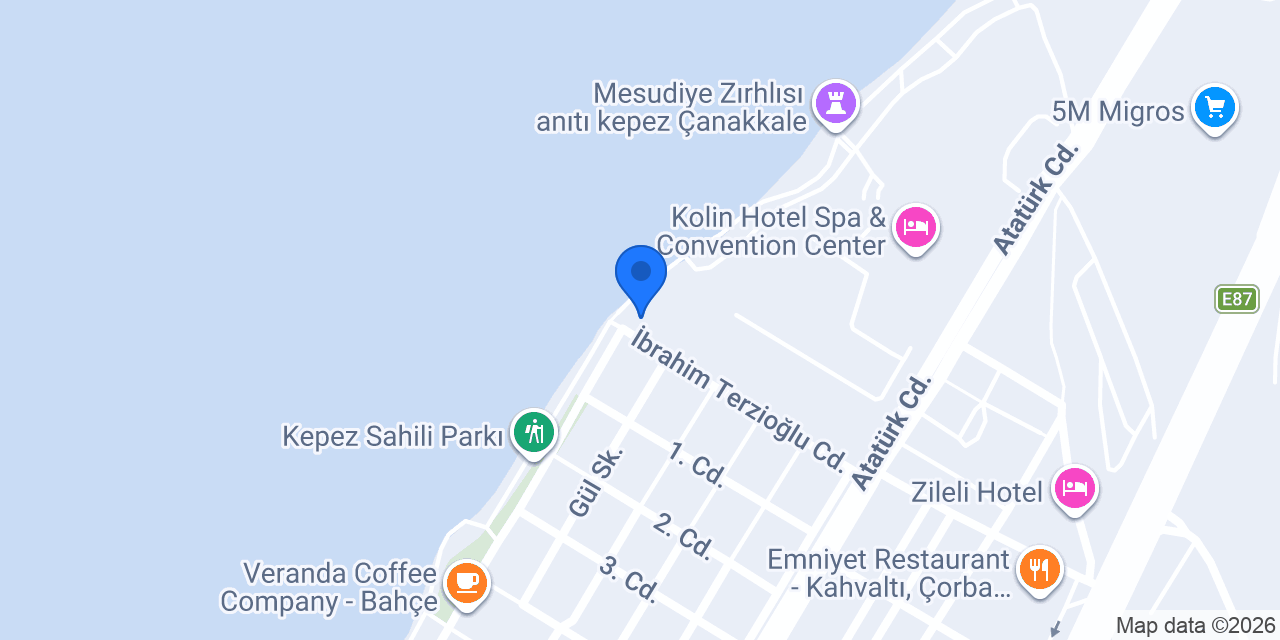 Sir Winston Pub Çanakkale konumu