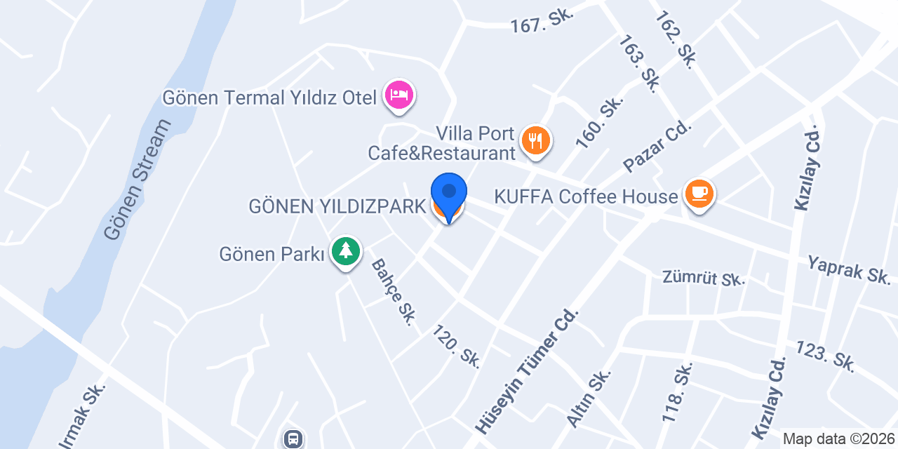 Ada Pansiyon konumu