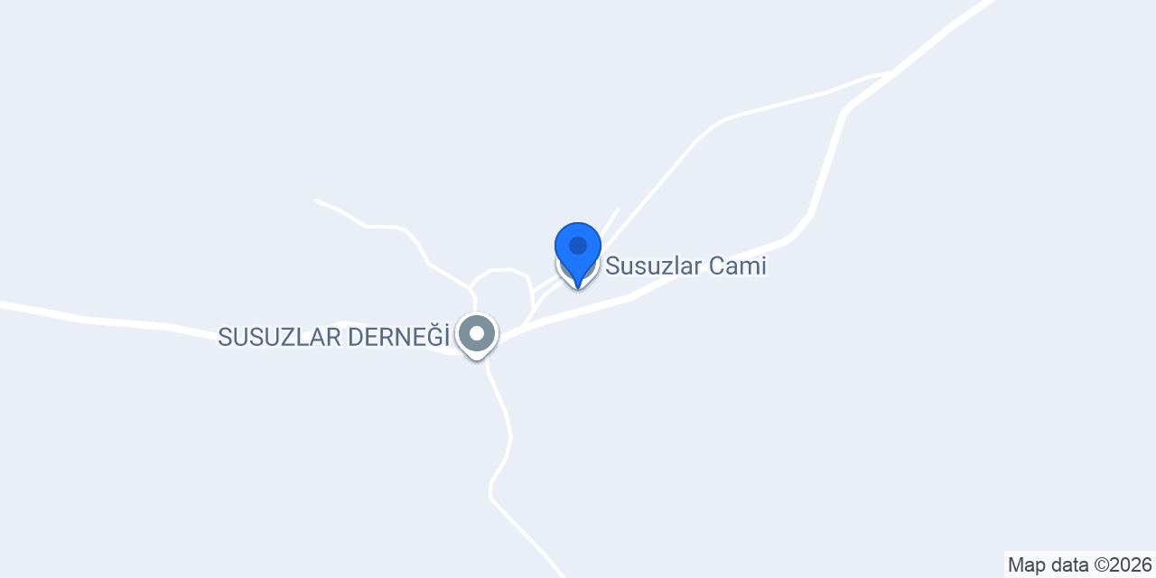 Susuzlar Cami konumu