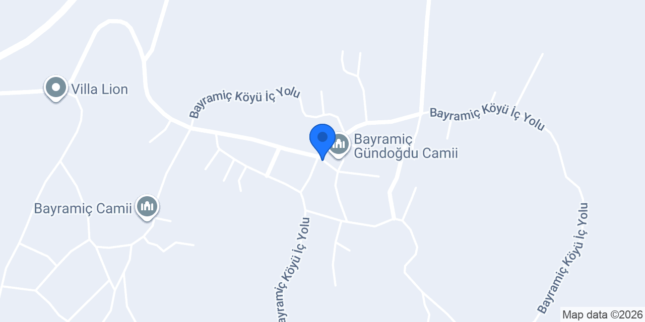 Bayramiç Köyü Muhtarlığı konumu