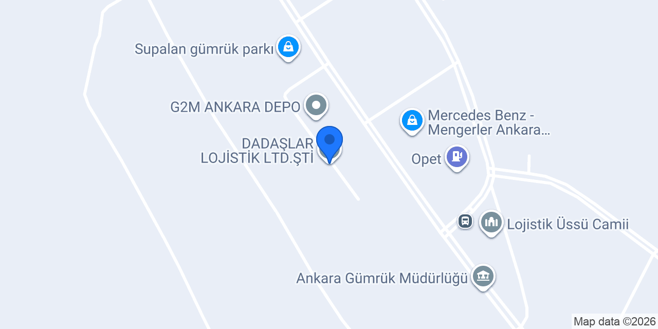 DADAŞLAR LOJİSTİK LTD.ŞTİ. konumu