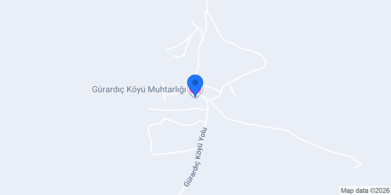 Gürardıç Köyü Muhtarlığı konumu