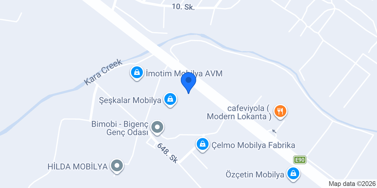 İnegöl Bahçe Mobilyaları konumu