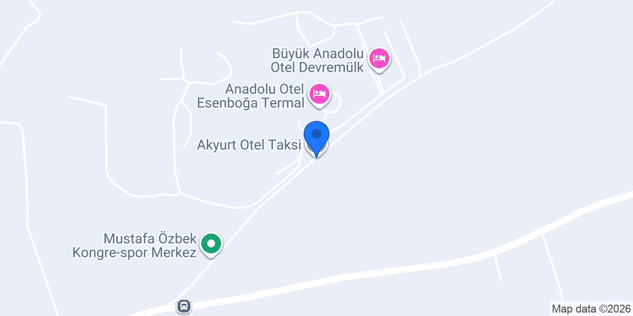 Akyurt Otel Taksi konumu