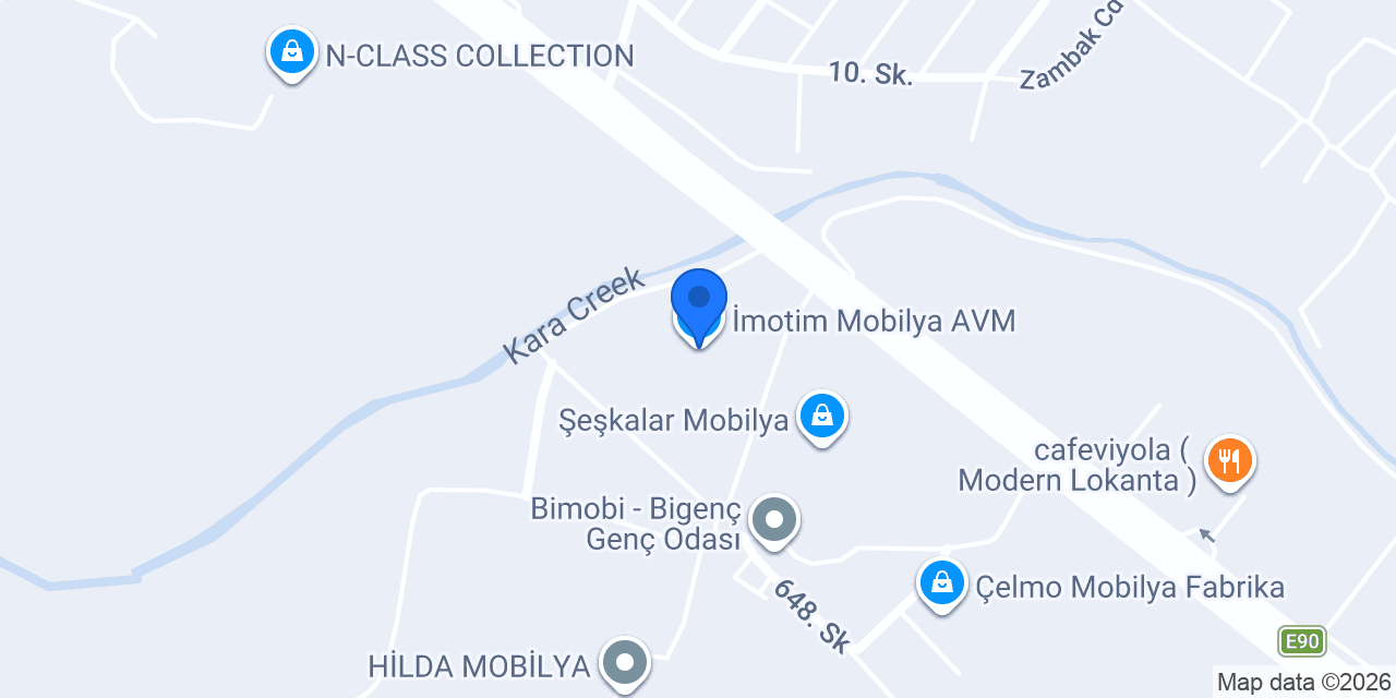 İmotim Mobilya AVM konumu