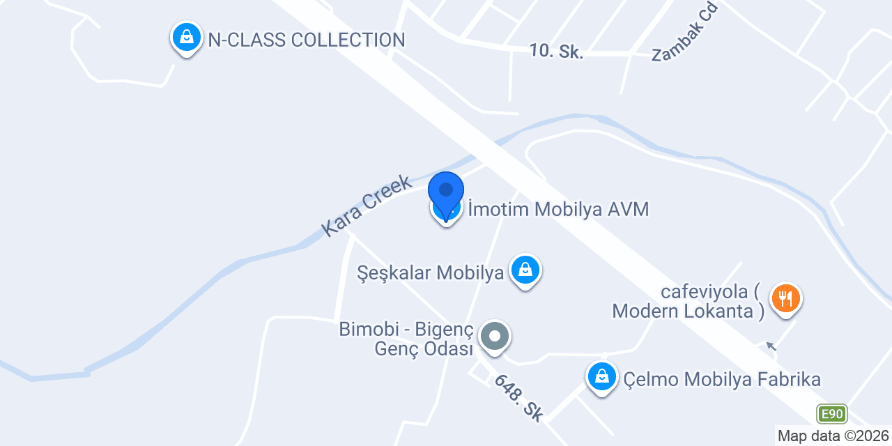 Aydın Mobilya İnegöl konumu