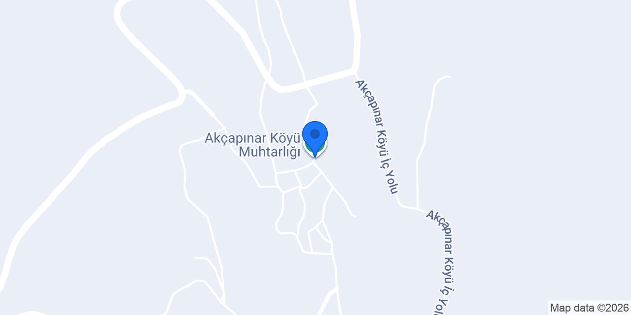 Akçapınar Köyü Muhtarlığı konumu