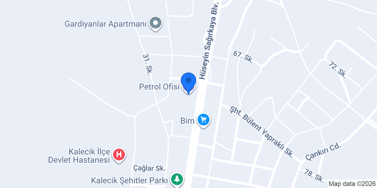 Petrol Ofisi konumu