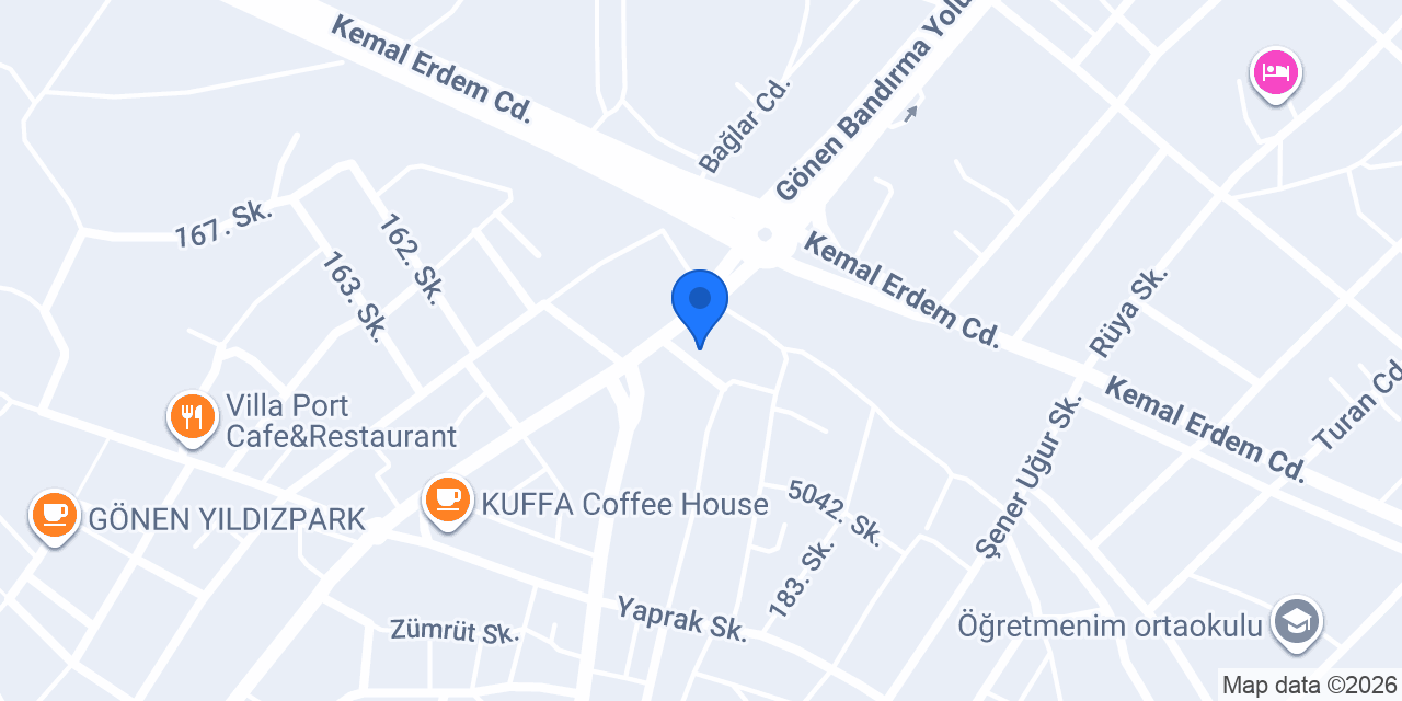 Gönen Süt Üreticileri Birliği konumu