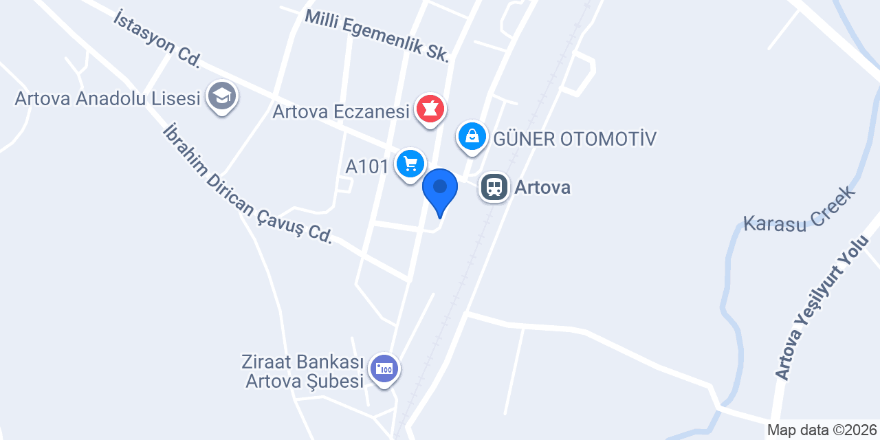 Kafkas Oto Lastik konumu