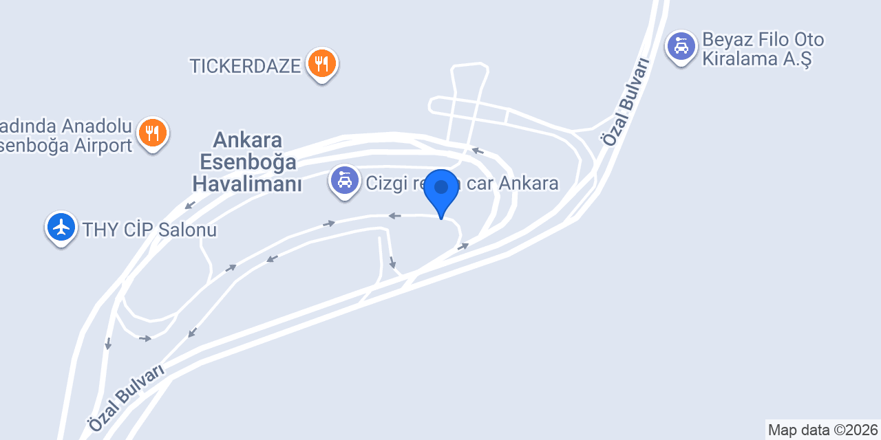 Benim Rent A Car konumu