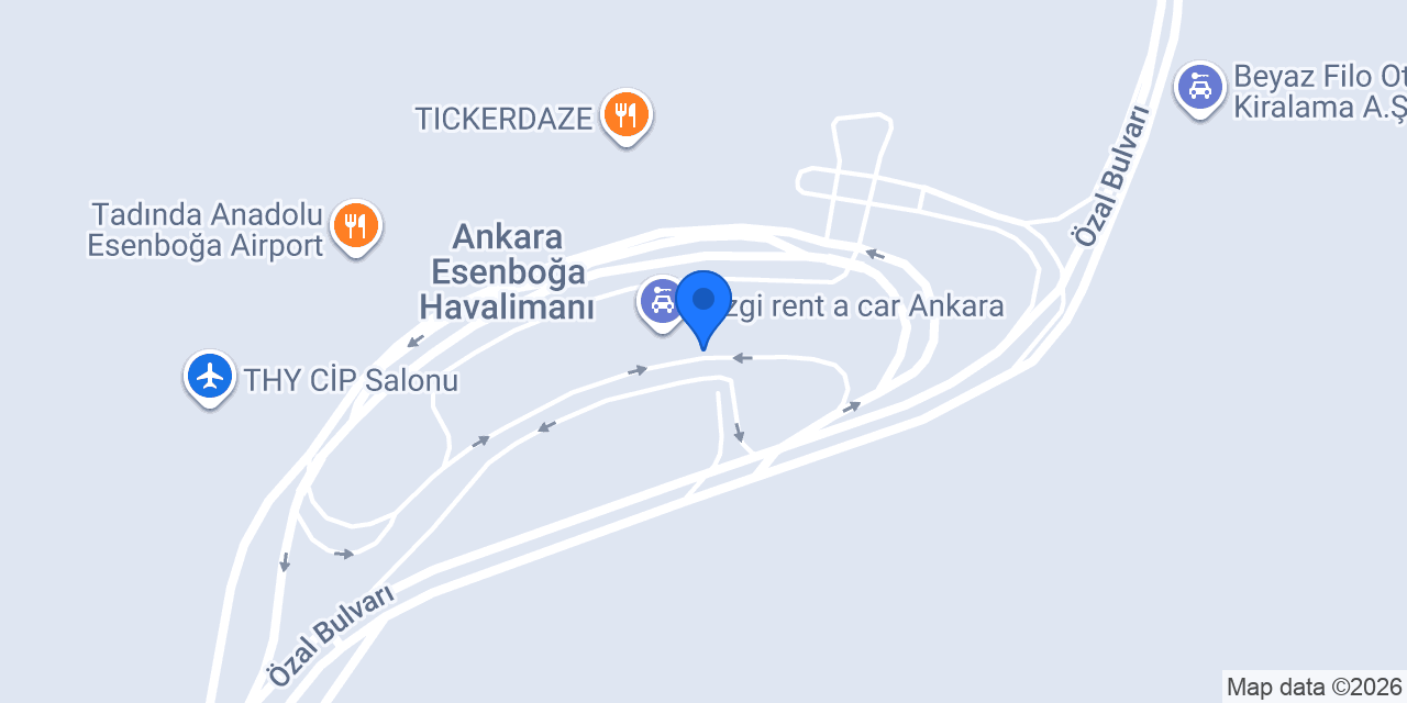 cns oto kiralama konumu