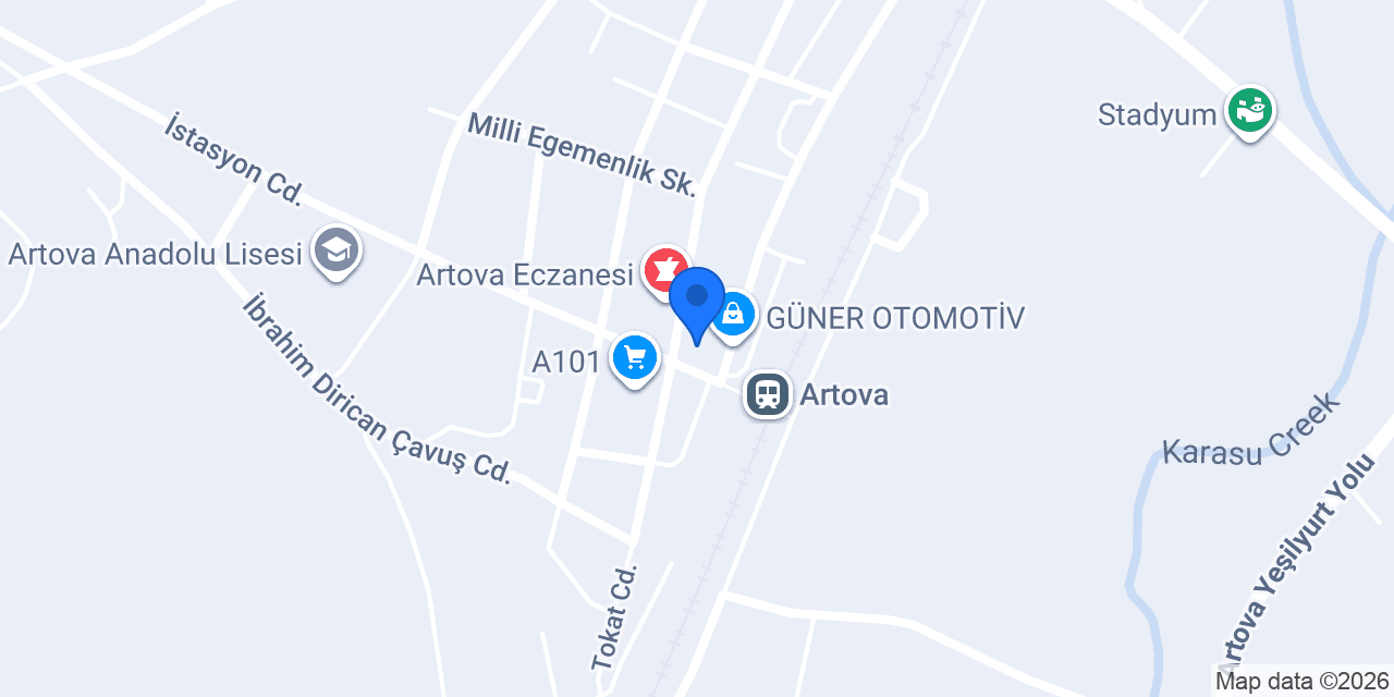 Ender Et ve Tavuk Pazarı konumu