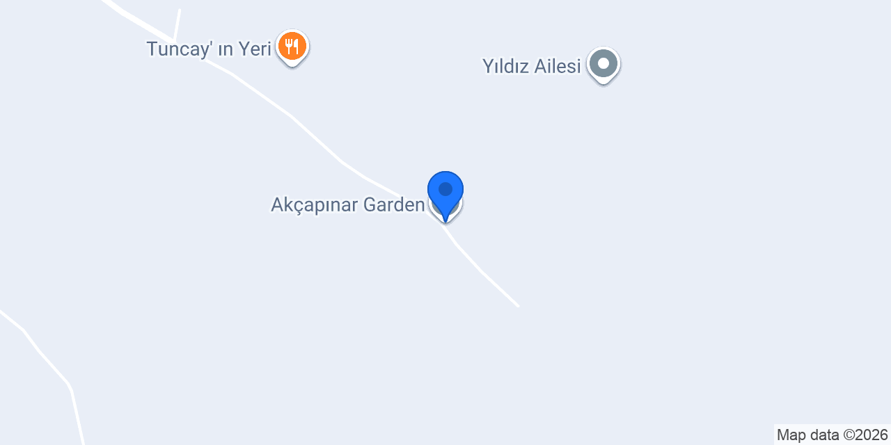 Akçapınar Garden konumu