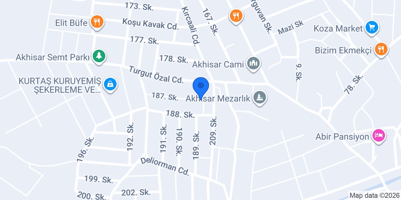 Mutlu Optik konumu
