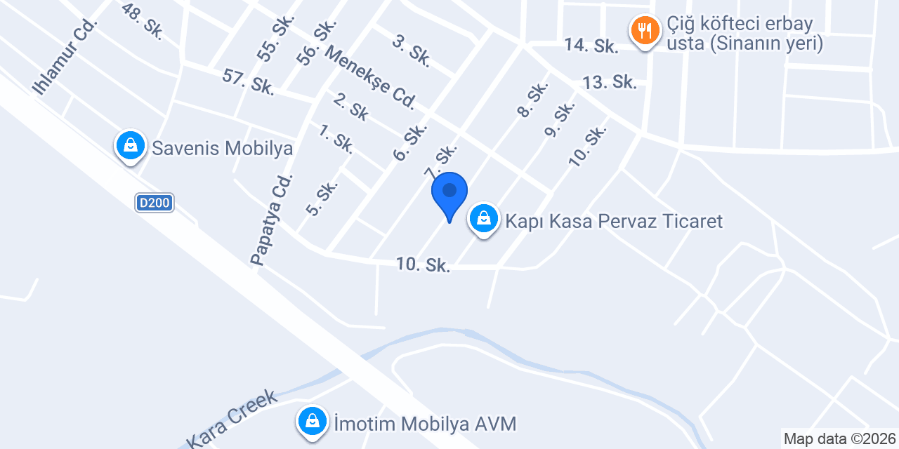 ARAS METAL MEKANİZMA konumu
