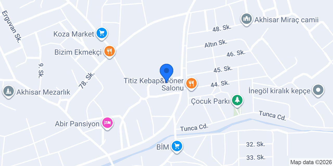İNEGÖL elektrik konumu