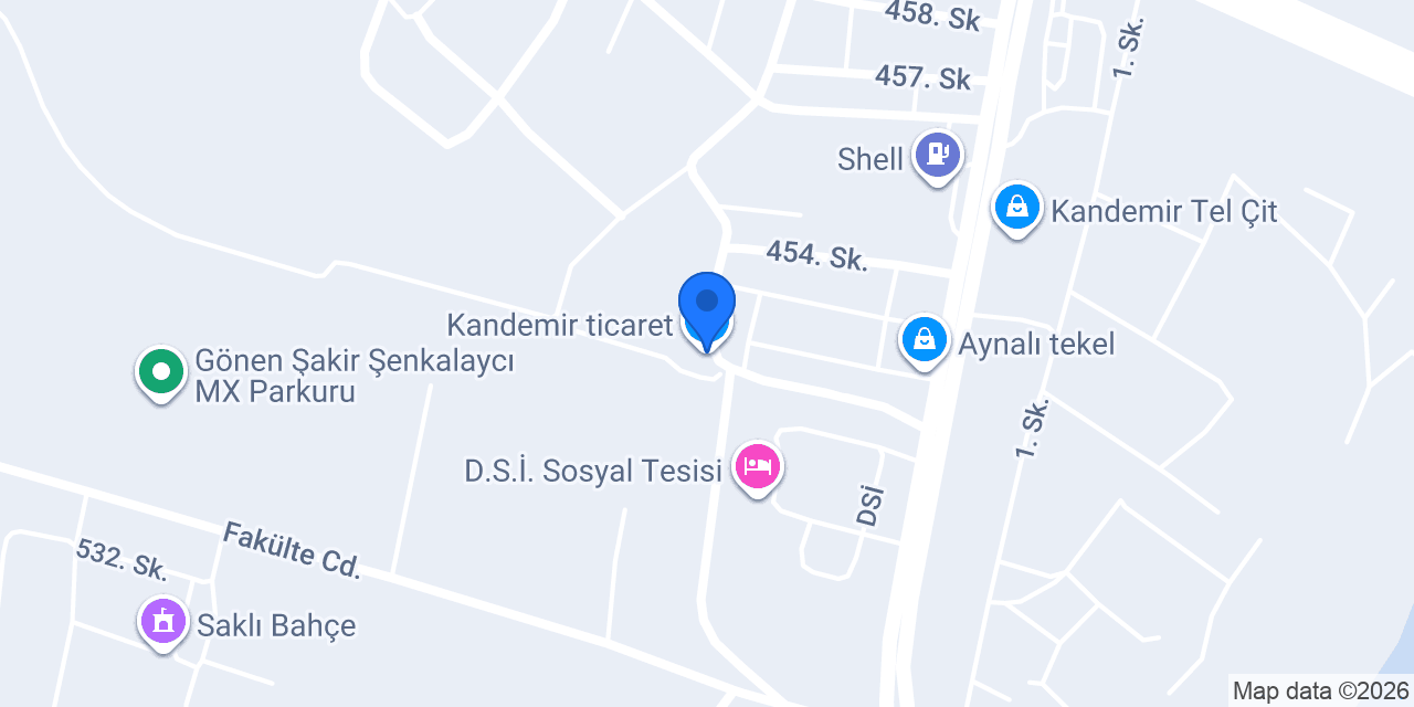 Kandemir ticaret konumu