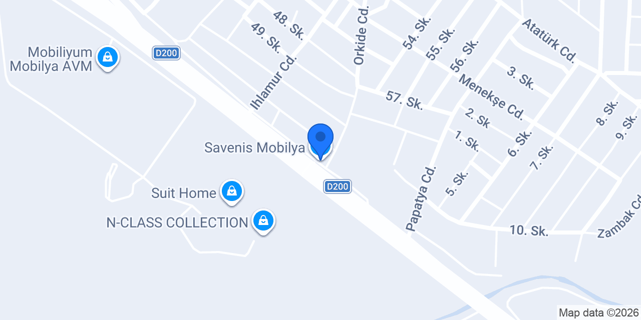 Savenis Mobilya konumu