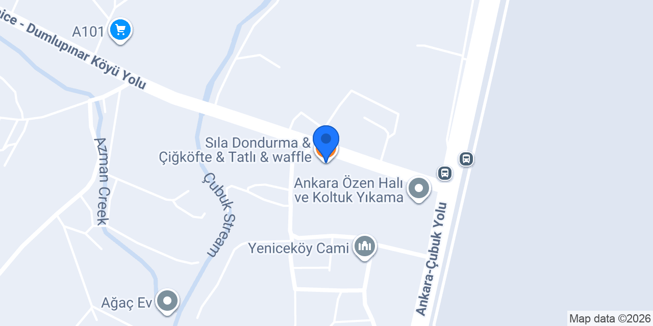 Sıla Dondurma & Çiğköfte & Tatlı & waffle konumu