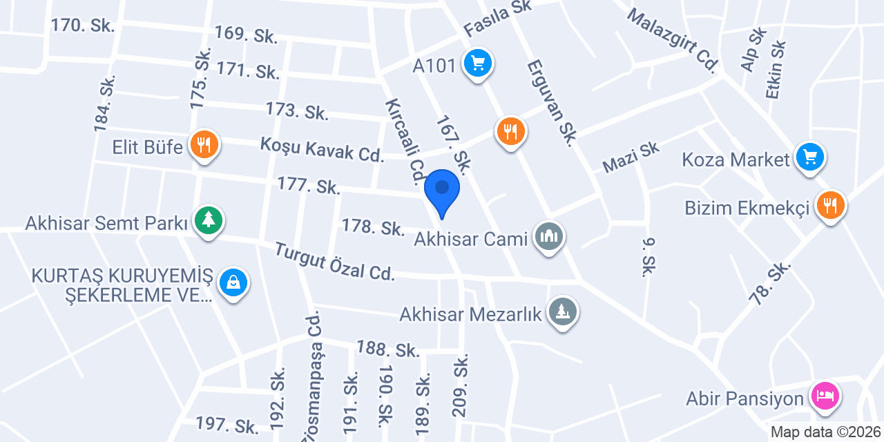 Cakır strafor konumu