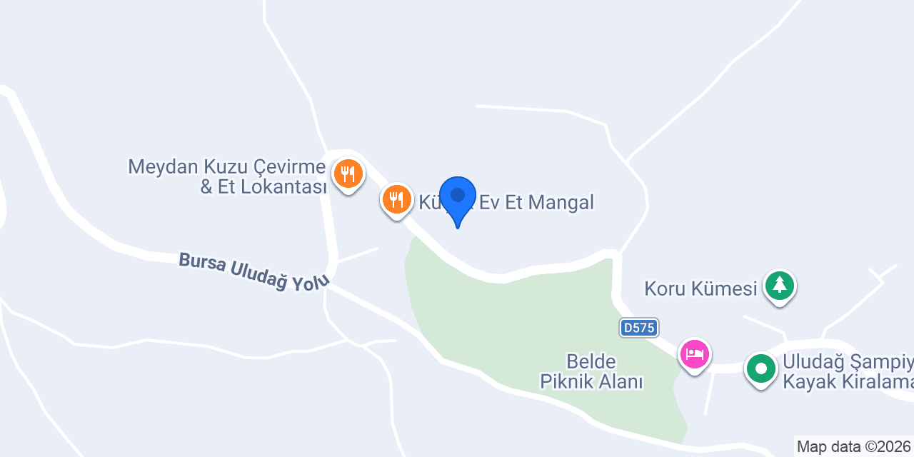 Chalet Verde Uludağ konumu