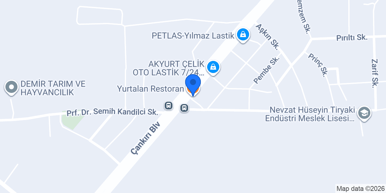 Yurtalan Restoran konumu