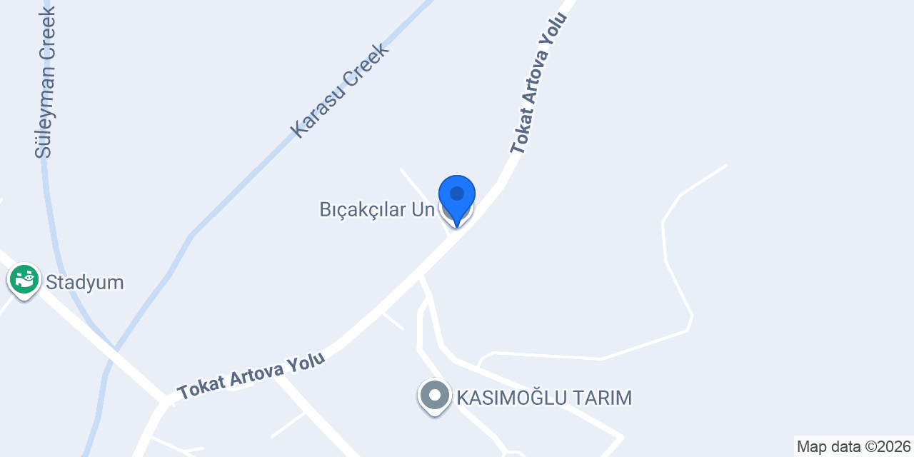 Bıçakçılar Un konumu