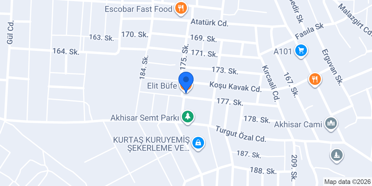 Elit Büfe konumu