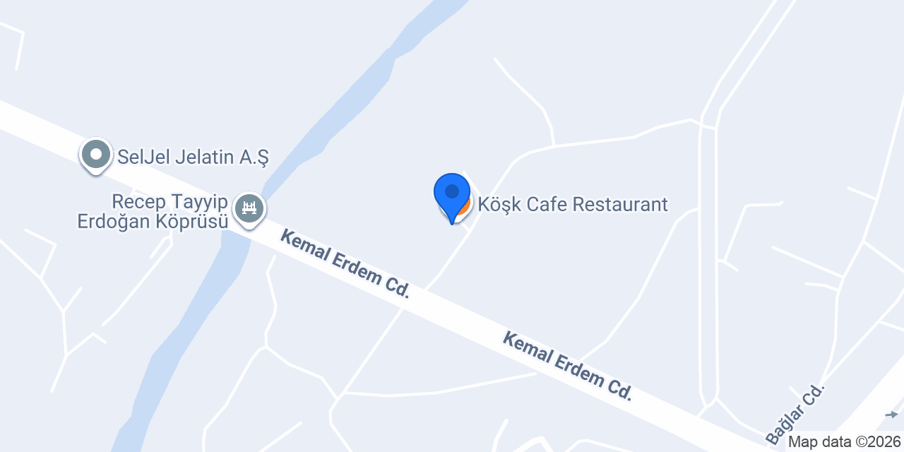 Köşk Cafe Restaurant konumu