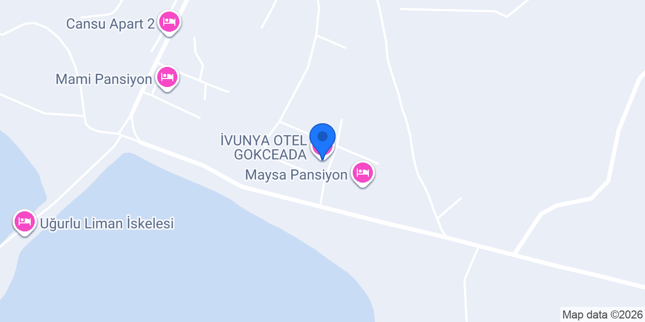 İVUNYA OTEL GOKCEADA konumu