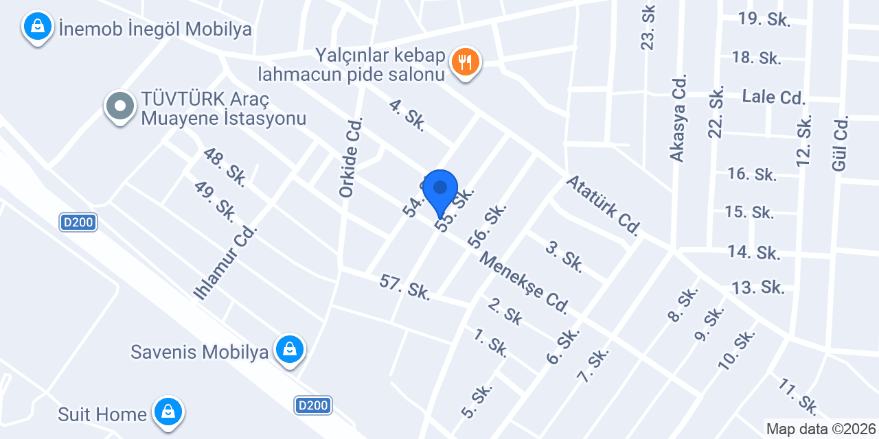 Yusuf Erkek Kuaförü konumu