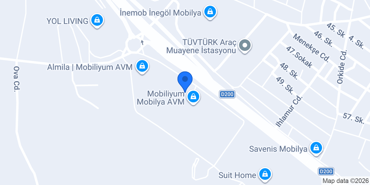 EVRENDEN MOBİLYA konumu
