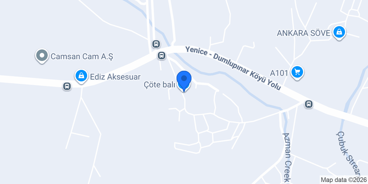 Çöte balı konumu
