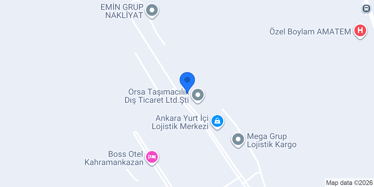 Özgüçlü Nakliyat konumu