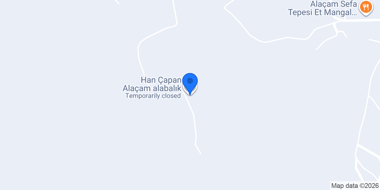 Han Çapan Alaçam alabalık konumu