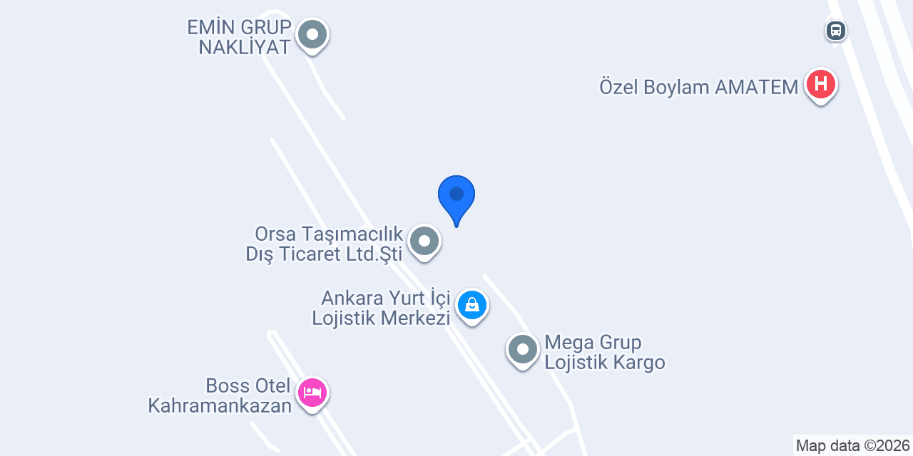 Özden Nakliyat konumu